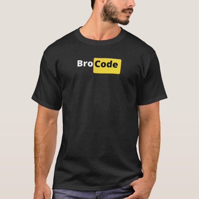 Camiseta de código de barras para todo el broz (Anverso)