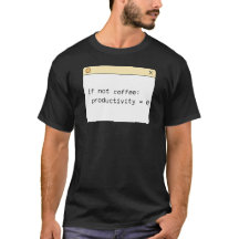 Camiseta de código de café para programadores | Si