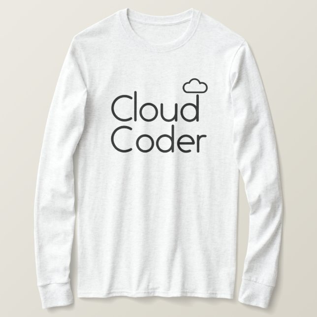 Camiseta de código de nube (Anverso del diseño)