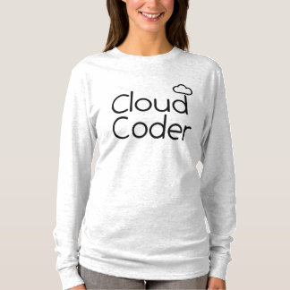Camiseta de código de nube