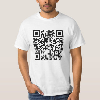 Camiseta De Código Qr Para Hombres
