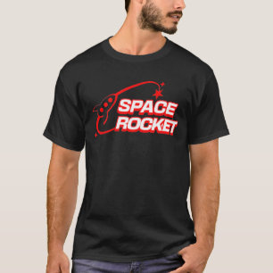 Camiseta de cohete espacial