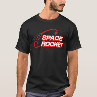 Camiseta de cohete espacial