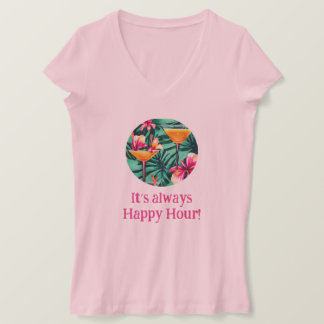 Camiseta de cola de cóctel