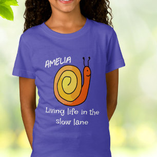 Camiseta de cola lenta personalizada