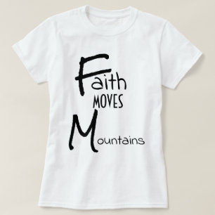 Camiseta de colección de regalos de fe