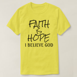 Camiseta de colección de regalos de fe