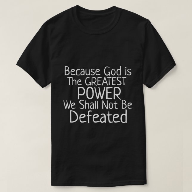 Camiseta de colección de regalos de fe (Diseño del anverso)