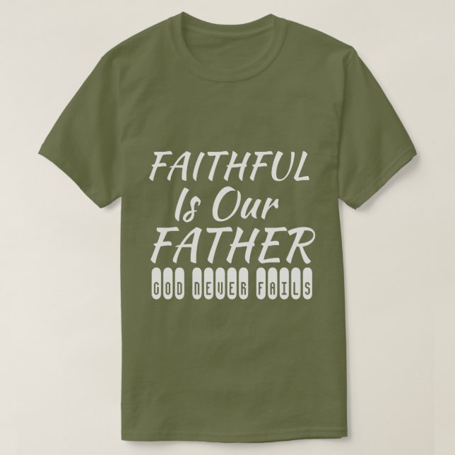 Camiseta de colección de regalos de fe (Diseño del anverso)