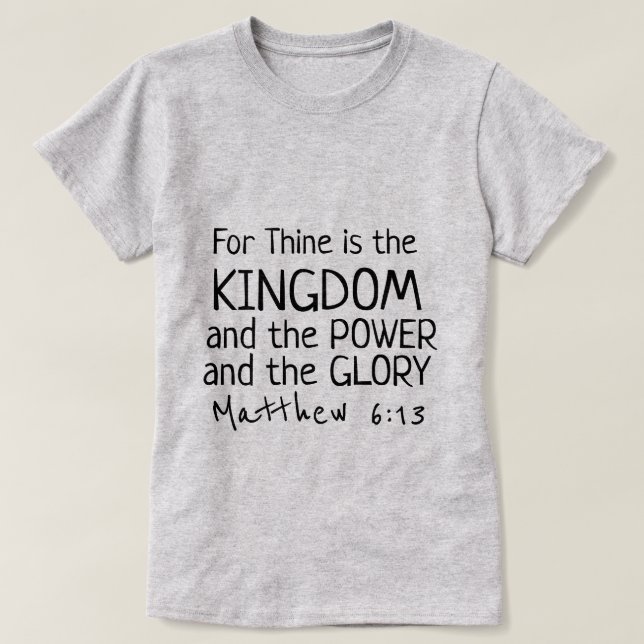 Camiseta de colección de regalos de fe (Diseño del anverso)
