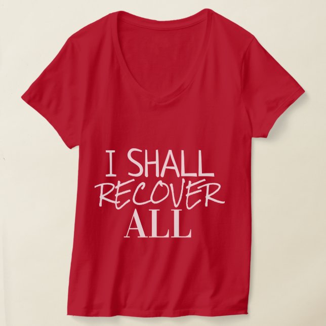 Camiseta de colección de regalos de fe (Distribución )