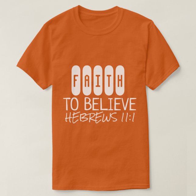 Camiseta de colección de regalos de fe (Diseño del anverso)