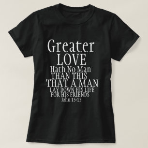 Camiseta de colección de regalos de fe