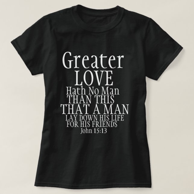 Camiseta de colección de regalos de fe (Diseño del anverso)