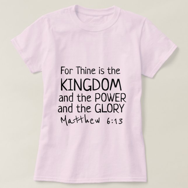Camiseta de colección de regalos de fe (Diseño del anverso)