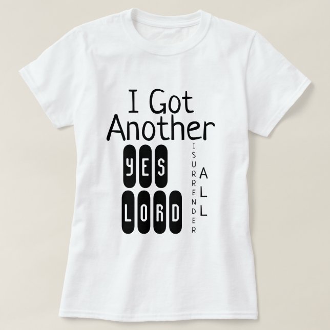 Camiseta de colección de regalos de fe (Diseño del anverso)
