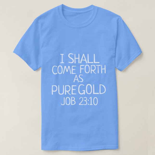 Camiseta de colección de regalos de fe (Diseño del anverso)
