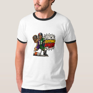 Camiseta de coleccionista de tarjetas deportivas a