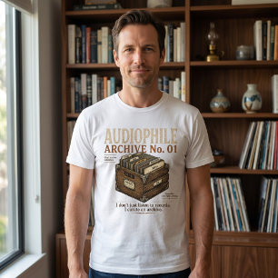 Camiseta de coleccionista de vinilos Audiophile Ar