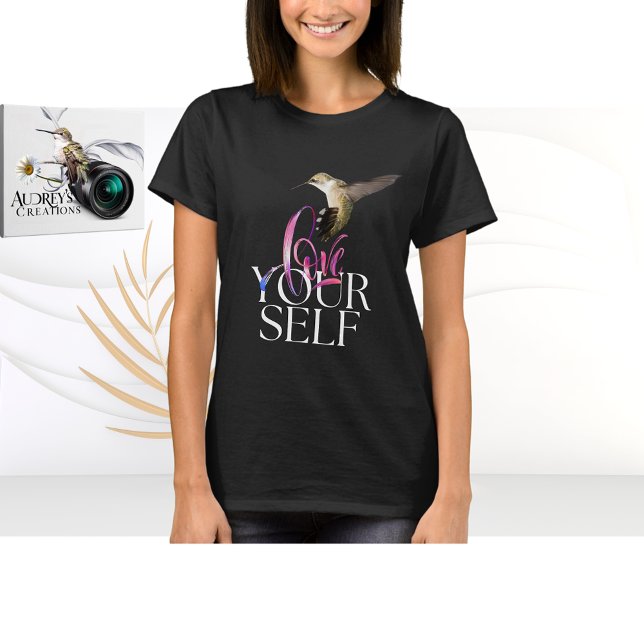 Camiseta de colibrí Ama a ti mismo (Subido por el creador)