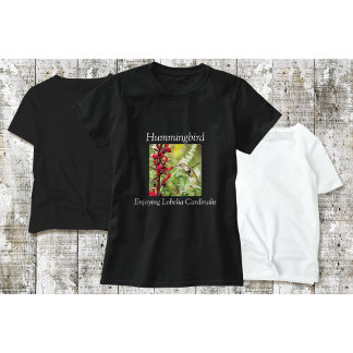 Camiseta de colibrí Flor Cardinal