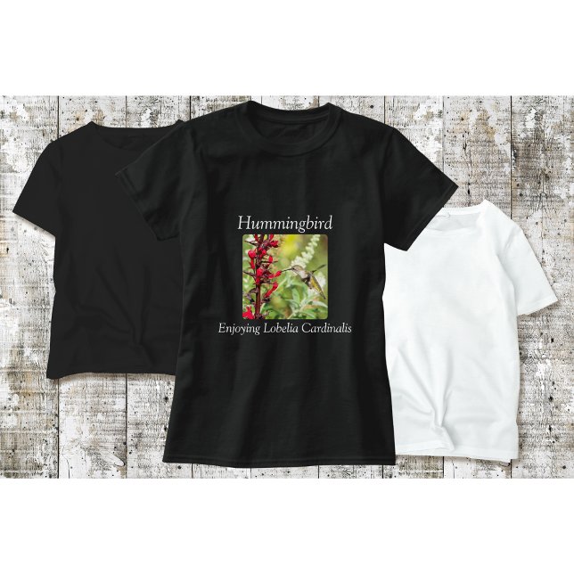 Camiseta de colibrí Flor Cardinal (Subido por el creador)