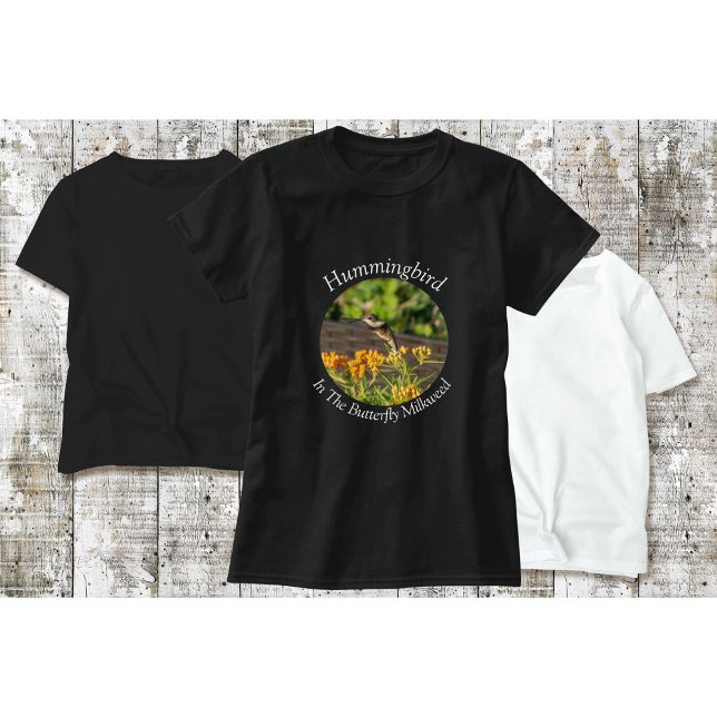 Camiseta de colibrí hierba de mariposa (Subido por el creador)