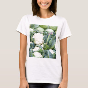 camiseta de coliflor y cabaña