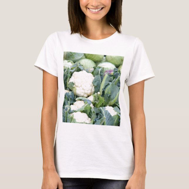 camiseta de coliflor y cabaña (Anverso)