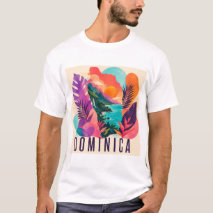 Camiseta de collage contemporáneo de Dominica