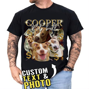 Camiseta de collage de fotos de mascotas personali