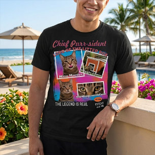 Camiseta de collage de fotos de mascotas personali