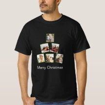 Camiseta de Collage de fotos de Navidades modernos