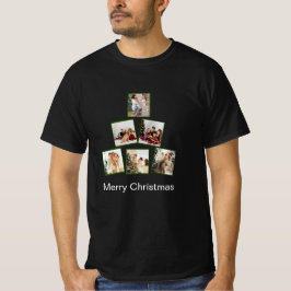 Camiseta de Collage de fotos de Navidades modernos