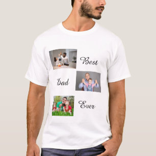 Camiseta de Collage de fotos del Día del Padre 3