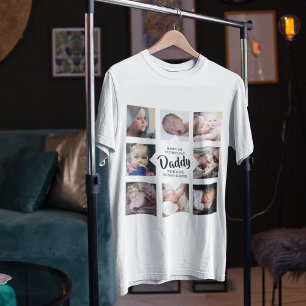 Camiseta de collage de fotos moderno para el prime