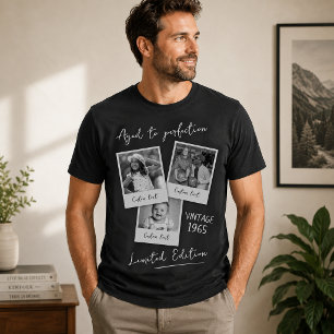 Camiseta de collage de fotos personalizadas, fotos