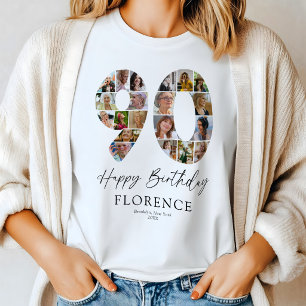 Camiseta de collage de fotos personalizadas para e