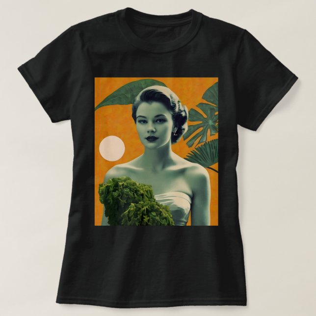 Camiseta de Collage vintage (Diseño del anverso)