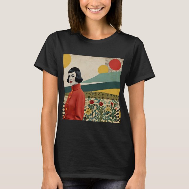 Camiseta de Collage vintage (Anverso)