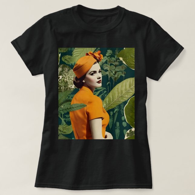 Camiseta de Collage vintage (Diseño del anverso)