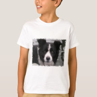 Camiseta de Collie Kid en la frontera