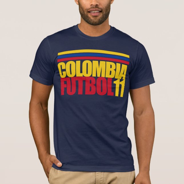 Camiseta de Colombia Futbol 11 (Anverso)