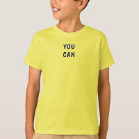 camiseta de color amarillo para niños ropa informa