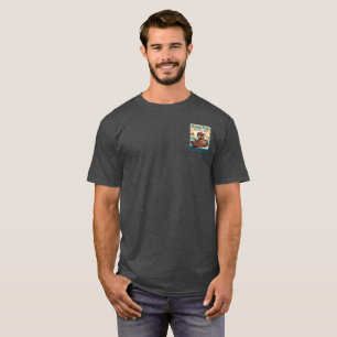 Camiseta de color gris carbón afelpado