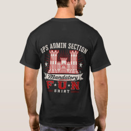 Camiseta de color oscuro divertida obligatoria par
