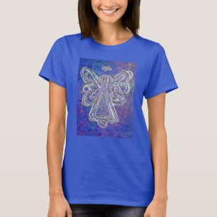 Camiseta de color púrpura (imagen de ambos lados)