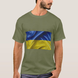Camiseta de colores de la bandera de Ucrania
