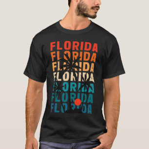 Camiseta de colores del atardecer de Florida