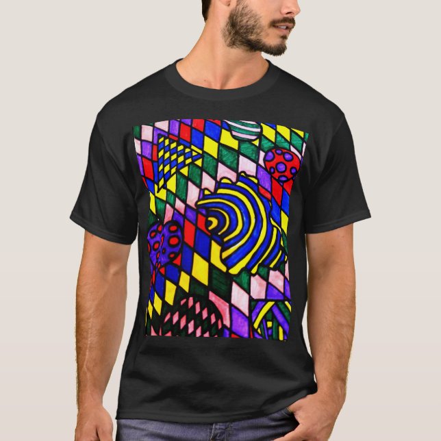 Camiseta de colores vivos (Anverso)